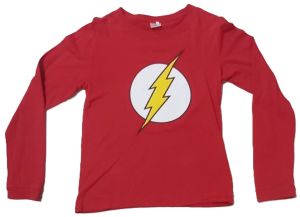 Kids Costumes to Hire - Flash Long Sleeve T-Shirt -  13 Years